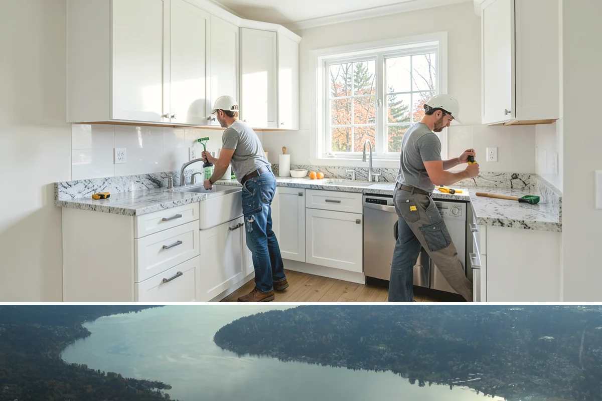 Mudroom Construction in Sammamish, King County, WA - The dry stretch from June through September is preferred for mudroom construction that opens up exterior walls, minimizing rain...