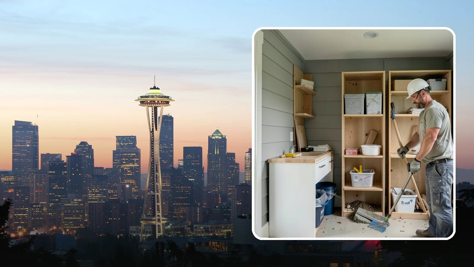 Mudroom Construction in Seattle, King County, WA - We construct new mudrooms that give Western Washington homes a proper, weatherproof buffer between outside and in.
