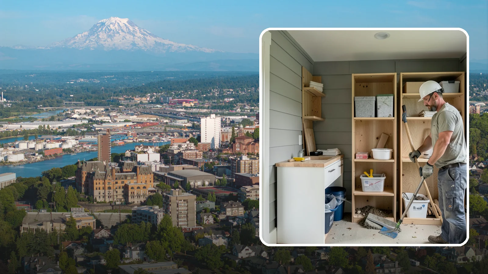 Mudroom Construction in Tacoma, Pierce County, WA - We construct new mudrooms that give Western Washington homes a proper, weatherproof buffer between outside and in.