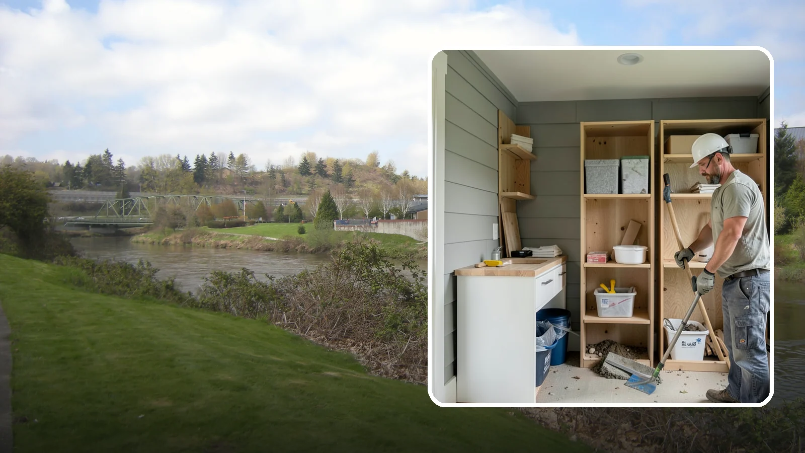 Mudroom Construction in Tukwila, King County, WA - We construct new mudrooms that give Western Washington homes a proper, weatherproof buffer between outside and in.
