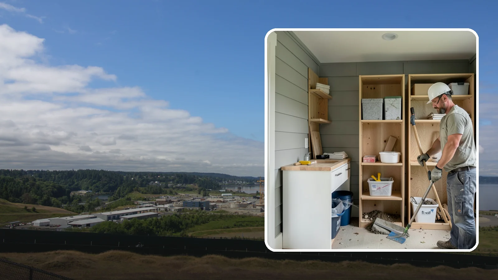 Mudroom Construction in University Place, Pierce County, WA - We construct new mudrooms that give Western Washington homes a proper, weatherproof buffer between outside and in.
