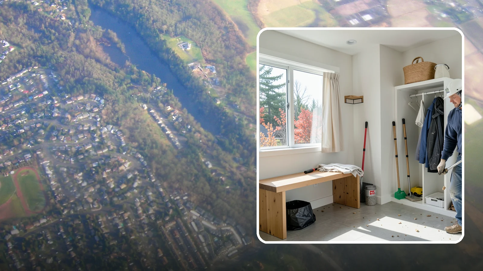 Mudroom Remodeling in Algona, King County, WA - We remodel mudrooms to catch the mud, rain gear, and clutter that Pacific Northwest life brings through the door.