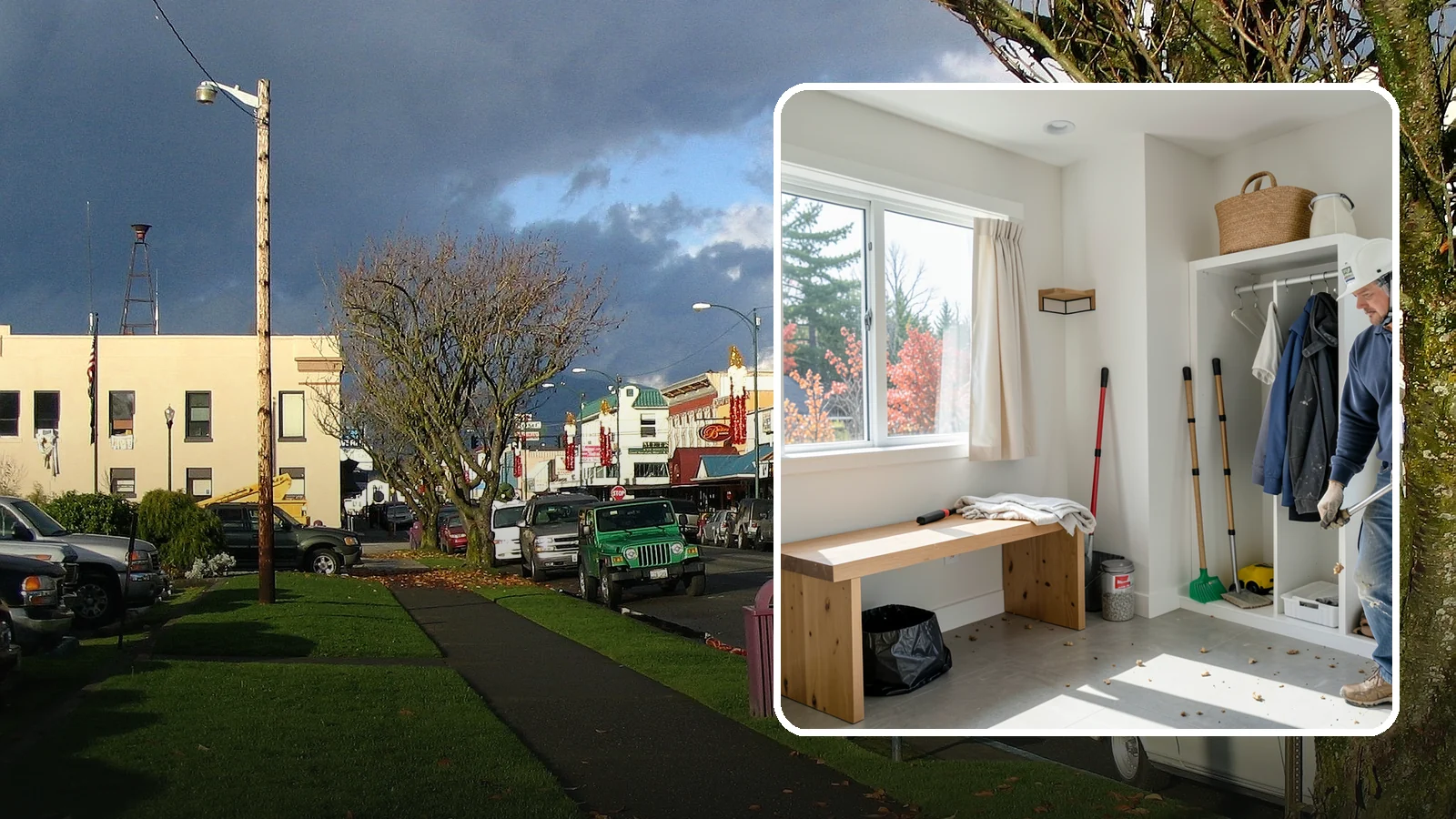 Mudroom Remodeling in Arlington, Snohomish County, WA - We remodel mudrooms to catch the mud, rain gear, and clutter that Pacific Northwest life brings through the door.