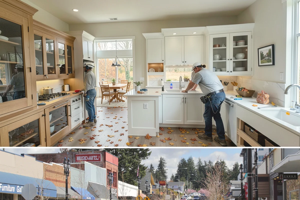 Mudroom Remodeling in Bothell, King County, WA - Fall, just ahead of the rainy season, is the smartest time to remodel a mudroom so it is ready to absorb wet boots and dripping...
