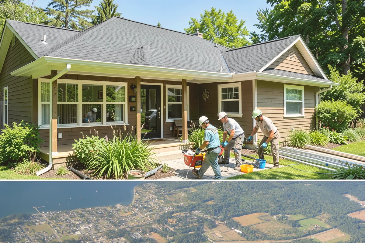 Mudroom Remodeling in Coupeville, Island County, WA - Fall, just ahead of the rainy season, is the smartest time to remodel a mudroom so it is ready to absorb wet boots and dripping...