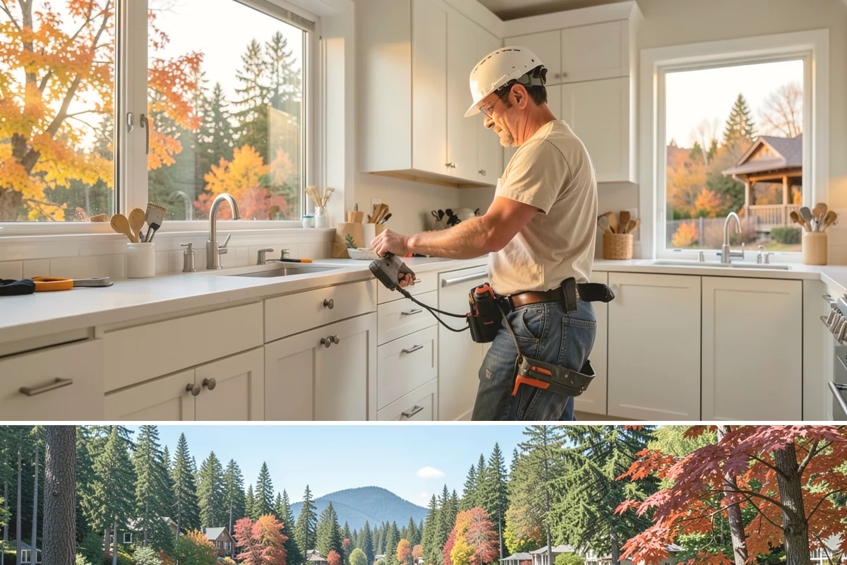 Mudroom Remodeling in Covington, King County, WA - Fall, just ahead of the rainy season, is the smartest time to remodel a mudroom so it is ready to absorb wet boots and dripping...