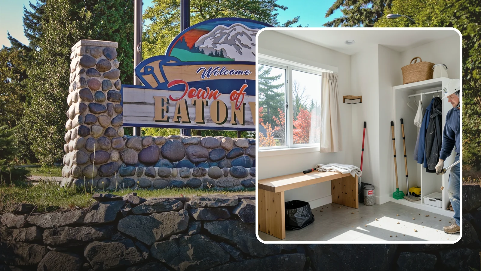 Mudroom Remodeling in Eatonville, Pierce County, WA - We remodel mudrooms to catch the mud, rain gear, and clutter that Pacific Northwest life brings through the door.