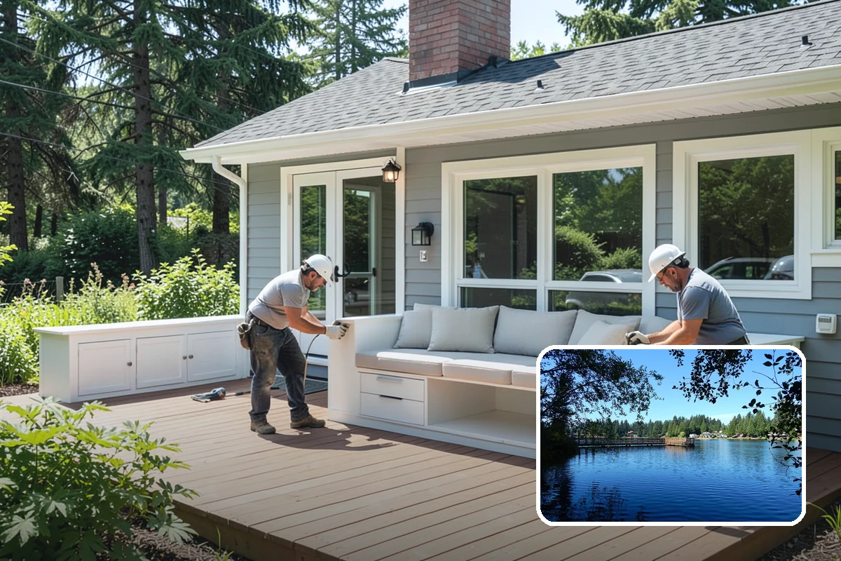 Mudroom Remodeling in Federal Way, King County, WA - A designated drop zone that keeps mud and rain out of living areas