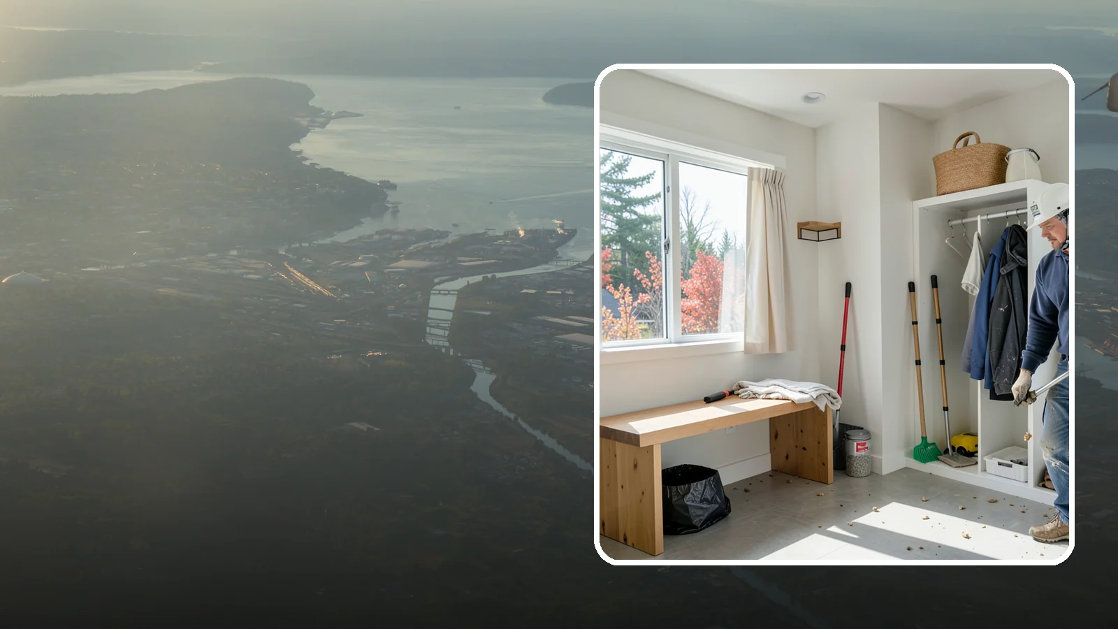 Mudroom Remodeling in Fife, Pierce County, WA - We remodel mudrooms to catch the mud, rain gear, and clutter that Pacific Northwest life brings through the door.