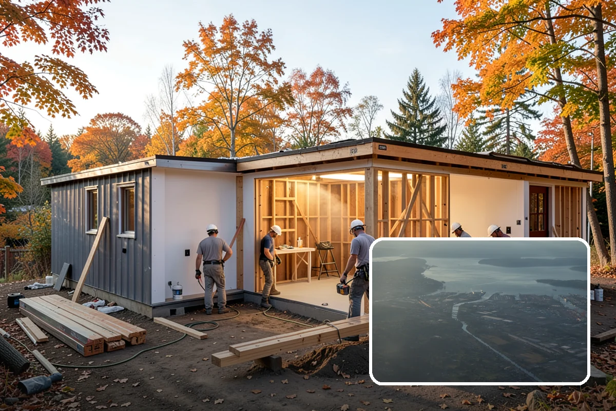 Mudroom Remodeling in Fife, Pierce County, WA - A designated drop zone that keeps mud and rain out of living areas