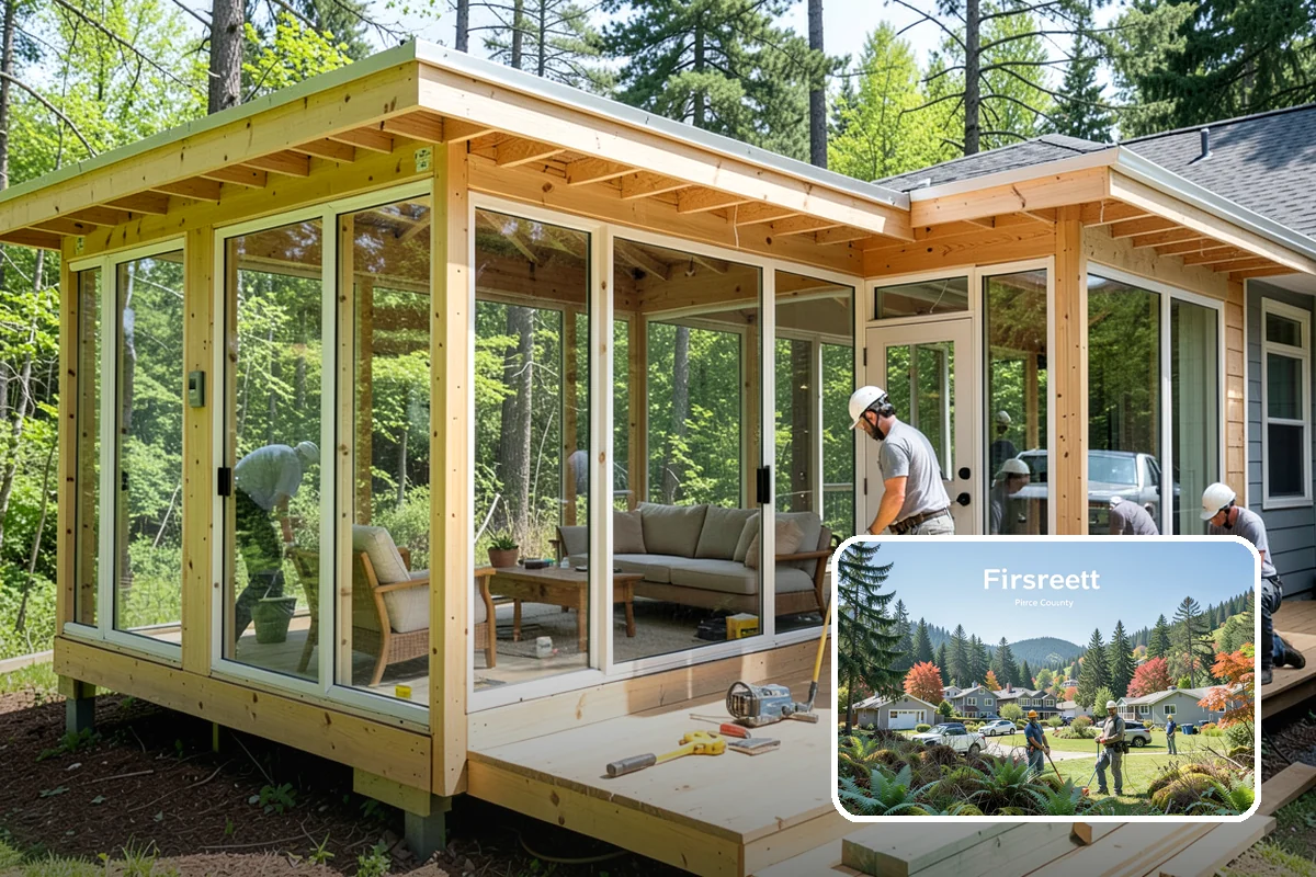 Mudroom Remodeling in Fircrest, Pierce County, WA - A designated drop zone that keeps mud and rain out of living areas