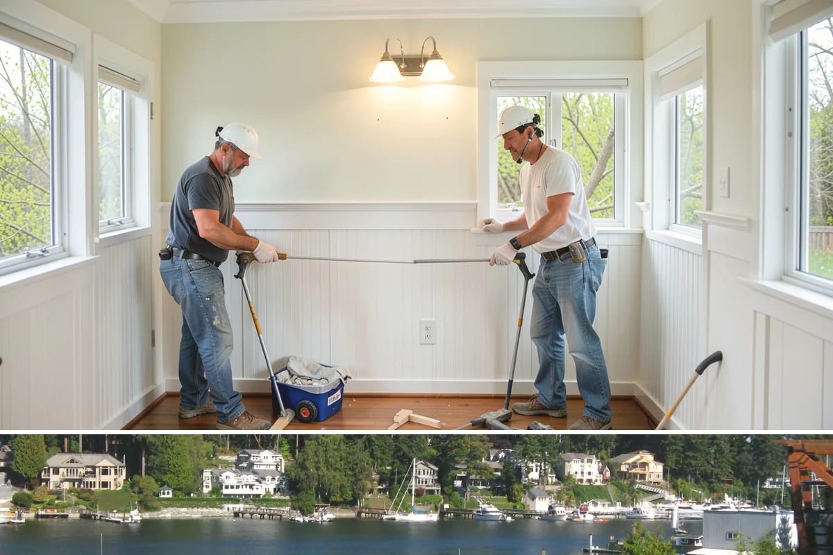 Mudroom Remodeling in Gig Harbor, Pierce County, WA - Fall, just ahead of the rainy season, is the smartest time to remodel a mudroom so it is ready to absorb wet boots and dripping...