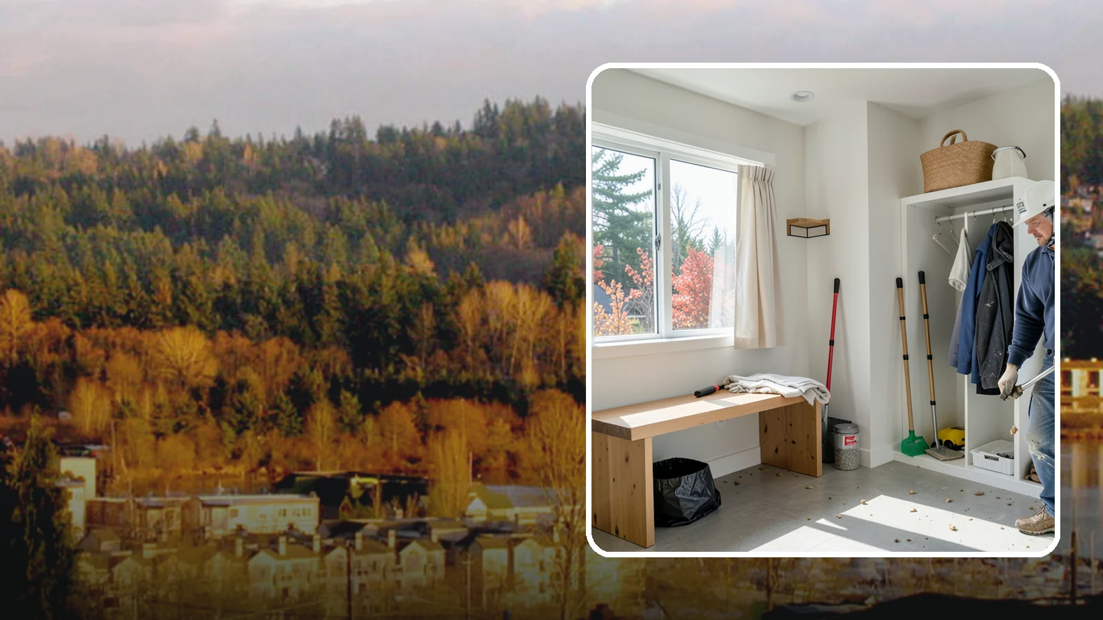 Mudroom Remodeling in Kenmore, King County, WA - We remodel mudrooms to catch the mud, rain gear, and clutter that Pacific Northwest life brings through the door.