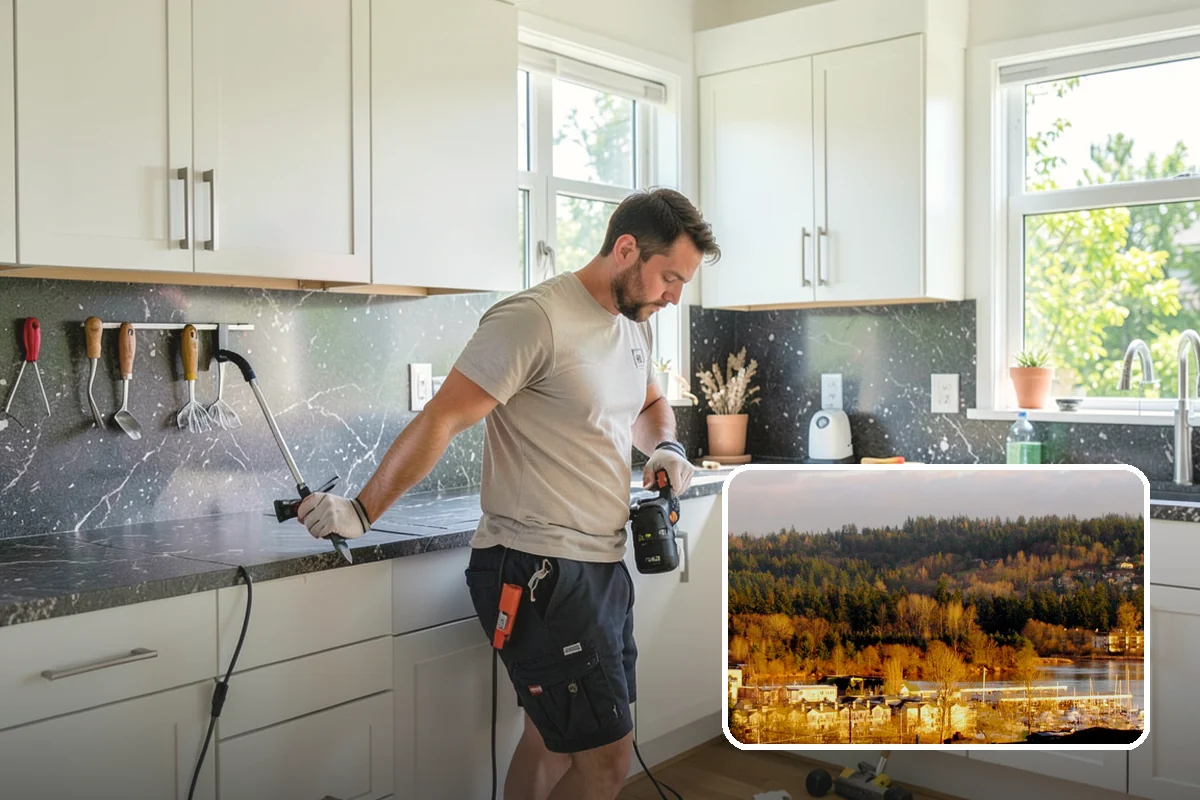Mudroom Remodeling in Kenmore, King County, WA - A designated drop zone that keeps mud and rain out of living areas