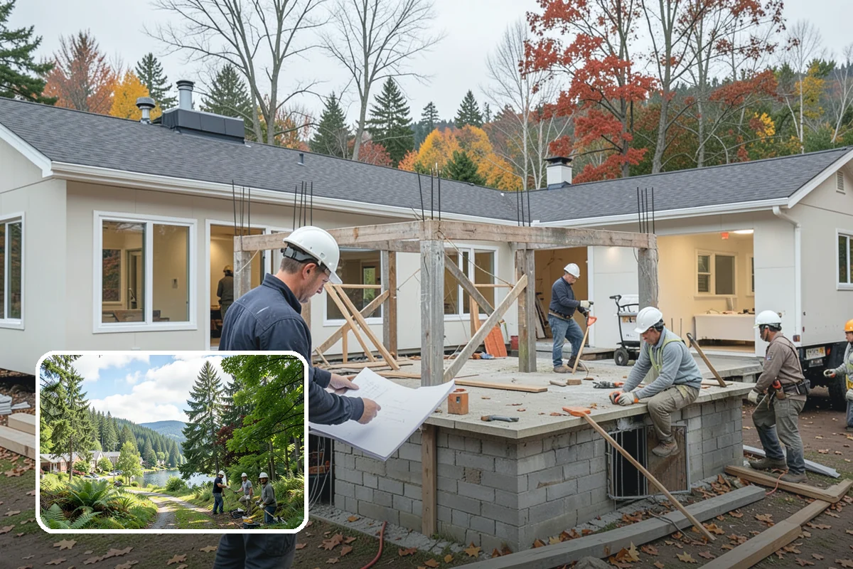 Mudroom Remodeling in Lake Forest Park, King County, WA - A designated drop zone that keeps mud and rain out of living areas