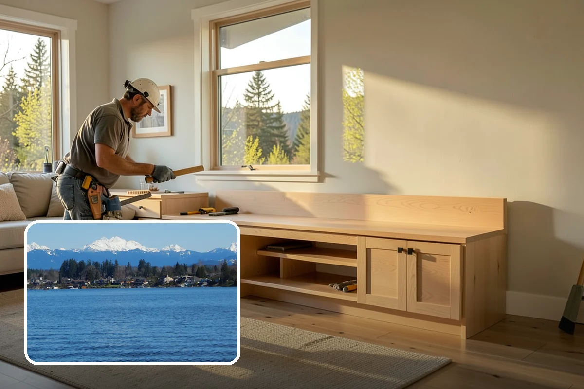 Mudroom Remodeling in Lake Stevens, Snohomish County, WA - A designated drop zone that keeps mud and rain out of living areas