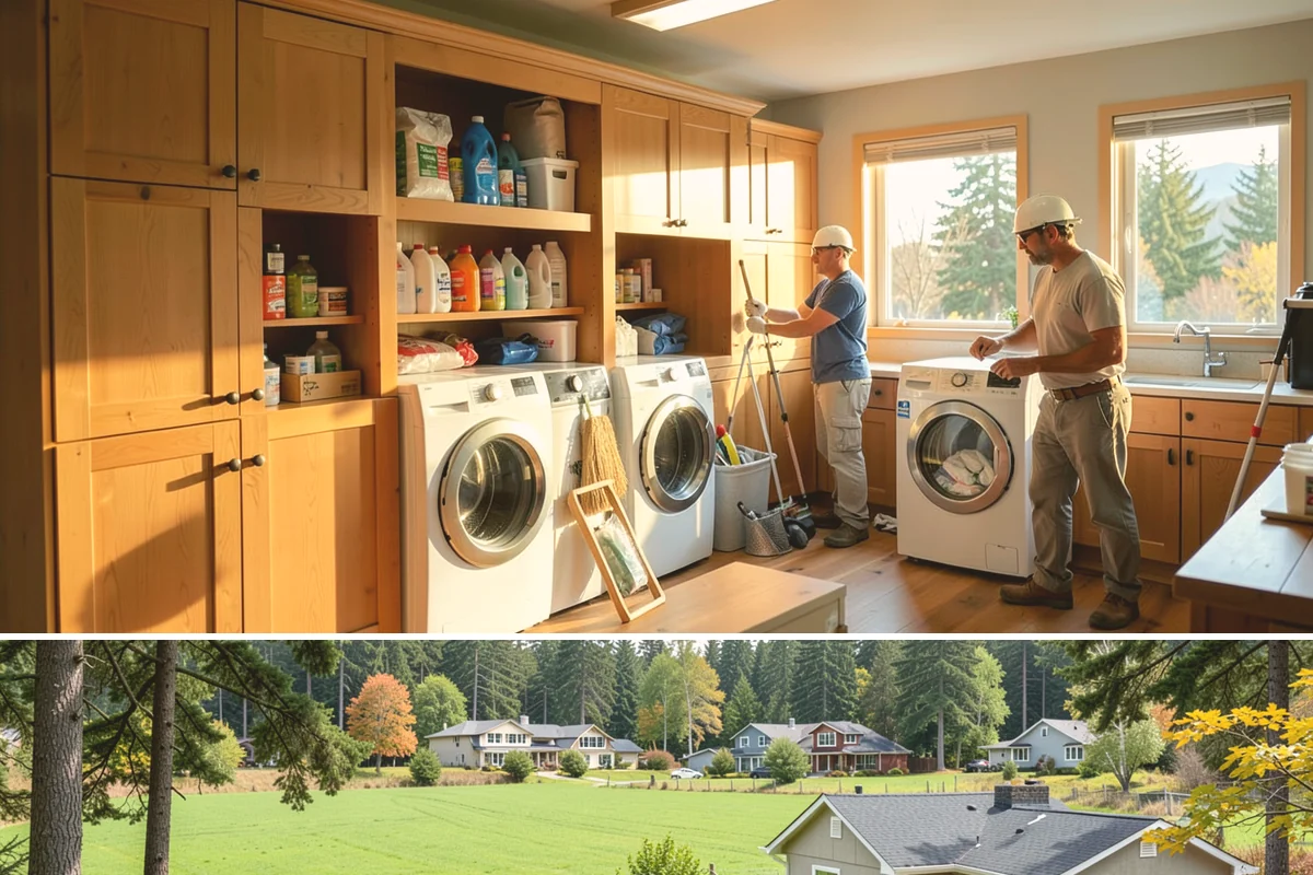 Mudroom Remodeling in Lyman, Skagit County, WA - Fall, just ahead of the rainy season, is the smartest time to remodel a mudroom so it is ready to absorb wet boots and dripping...