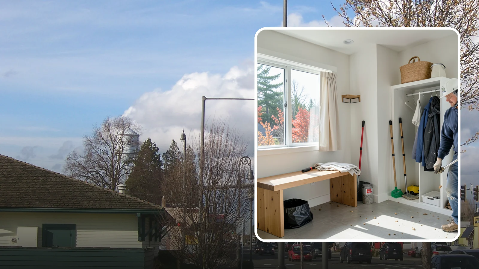 Mudroom Remodeling in Marysville, Snohomish County, WA - We remodel mudrooms to catch the mud, rain gear, and clutter that Pacific Northwest life brings through the door.