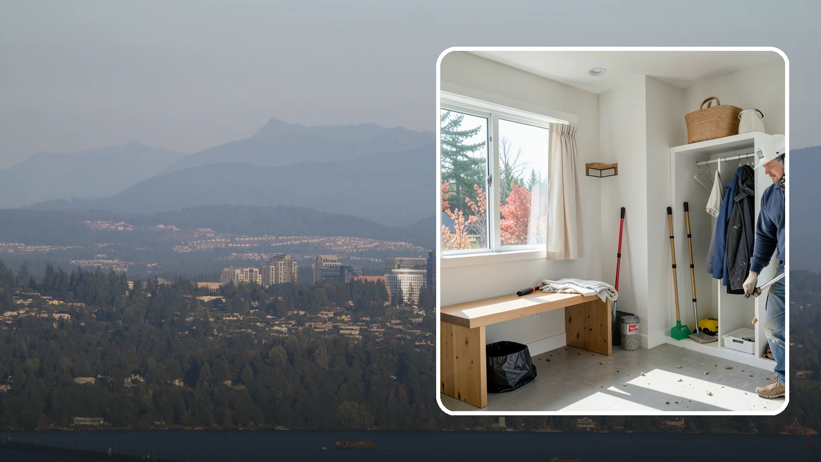 Mudroom Remodeling in Medina, King County, WA - We remodel mudrooms to catch the mud, rain gear, and clutter that Pacific Northwest life brings through the door.