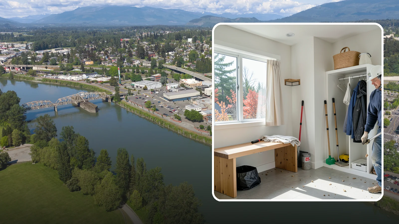 Mudroom Remodeling in Mount Vernon, Skagit County, WA - We remodel mudrooms to catch the mud, rain gear, and clutter that Pacific Northwest life brings through the door.