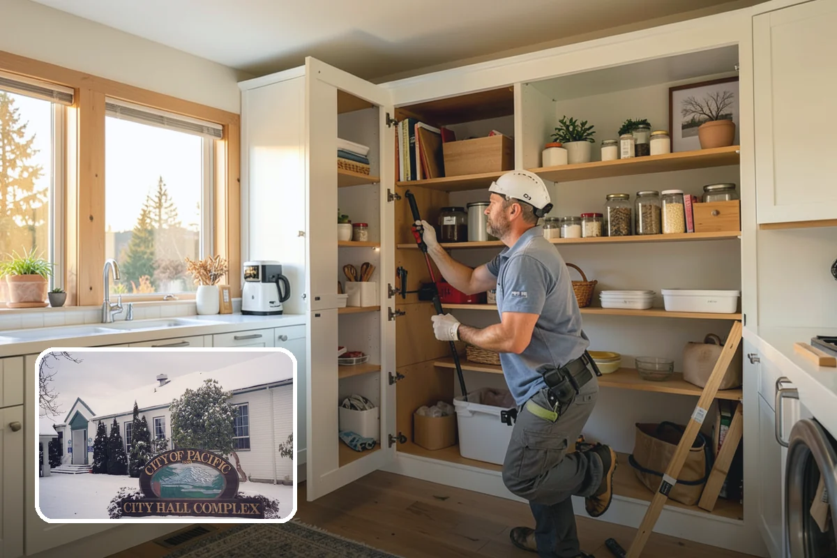 Mudroom Remodeling in Pacific, King County, WA - A designated drop zone that keeps mud and rain out of living areas