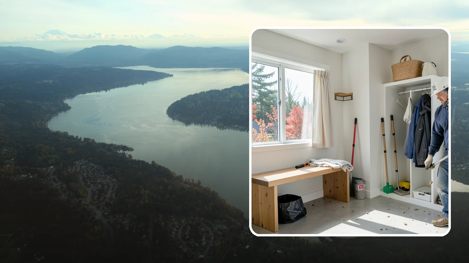 Mudroom Remodeling in Sammamish, King County, WA - We remodel mudrooms to catch the mud, rain gear, and clutter that Pacific Northwest life brings through the door.