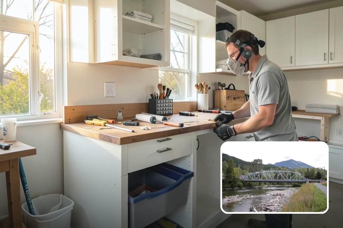 Mudroom Remodeling in Skykomish, King County, WA - A designated drop zone that keeps mud and rain out of living areas