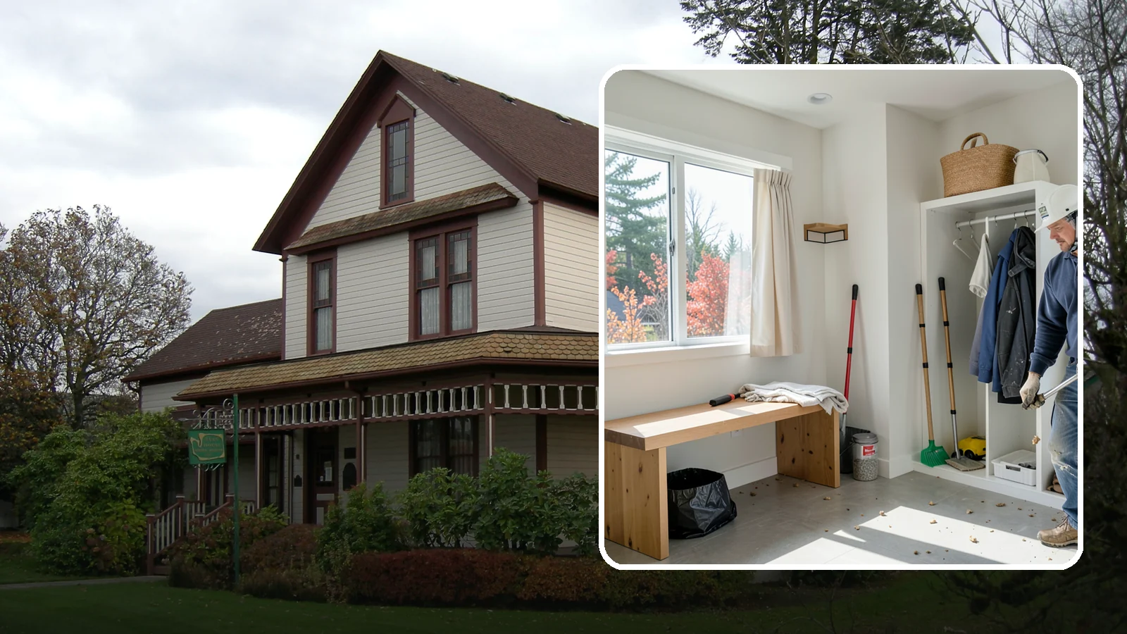 Mudroom Remodeling in Sumner, Pierce County, WA - We remodel mudrooms to catch the mud, rain gear, and clutter that Pacific Northwest life brings through the door.
