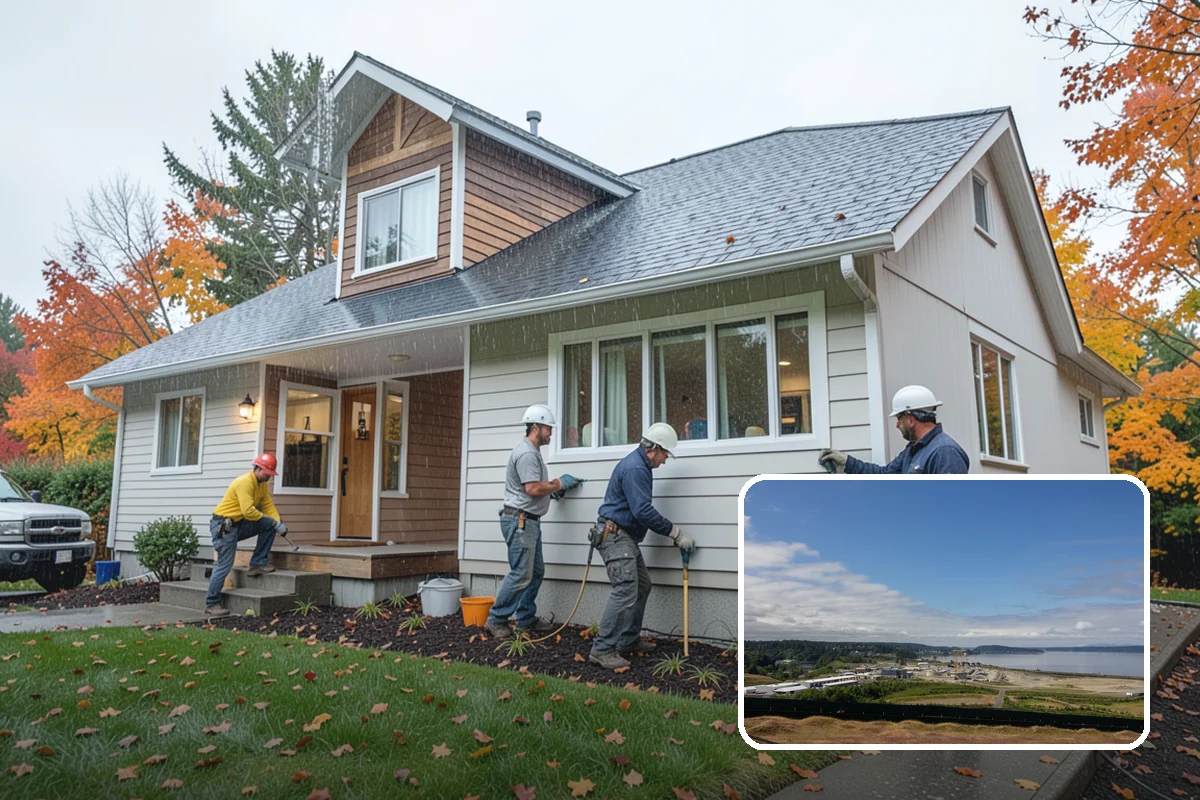 Mudroom Remodeling in University Place, Pierce County, WA - A designated drop zone that keeps mud and rain out of living areas