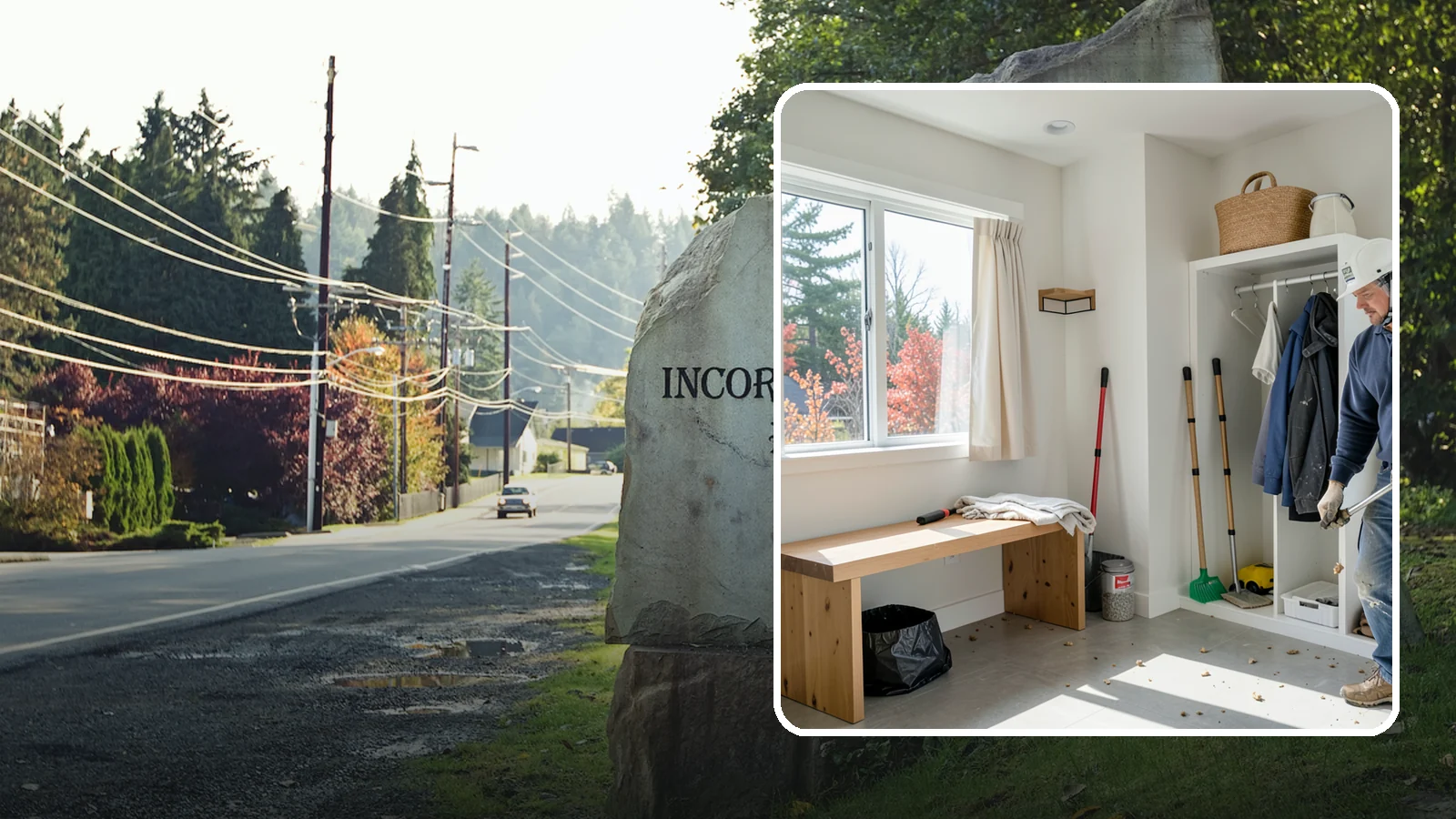 Mudroom Remodeling in Wilkeson, Pierce County, WA - We remodel mudrooms to catch the mud, rain gear, and clutter that Pacific Northwest life brings through the door.