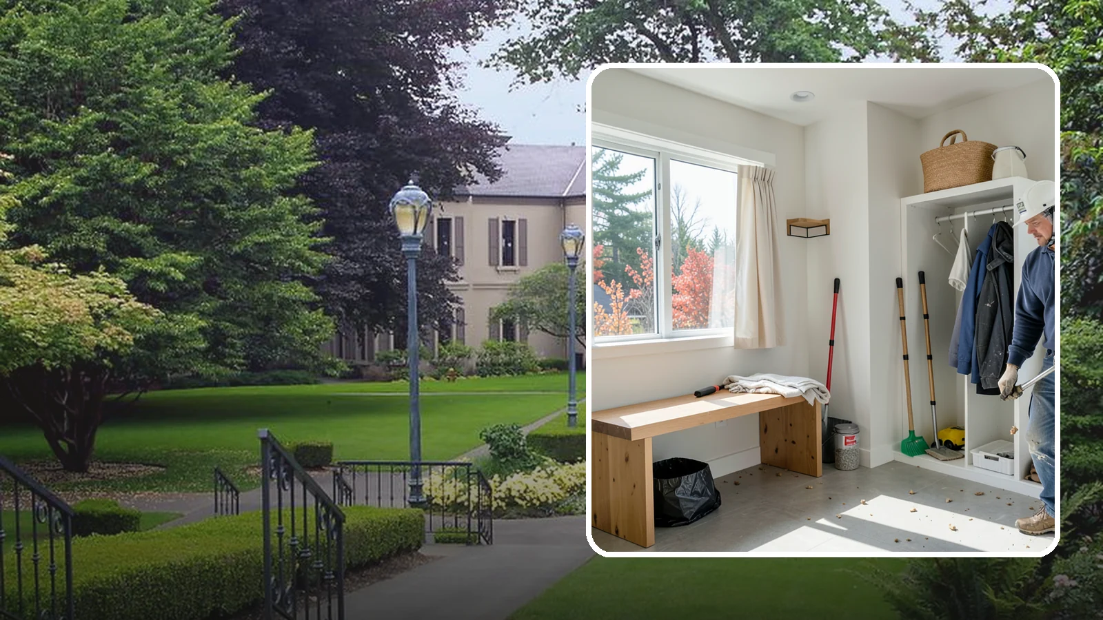 Mudroom Remodeling in Woodinville, King County, WA - We remodel mudrooms to catch the mud, rain gear, and clutter that Pacific Northwest life brings through the door.