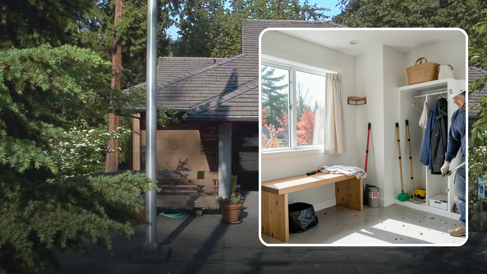 Mudroom Remodeling in Yarrow Point, King County, WA - We remodel mudrooms to catch the mud, rain gear, and clutter that Pacific Northwest life brings through the door.
