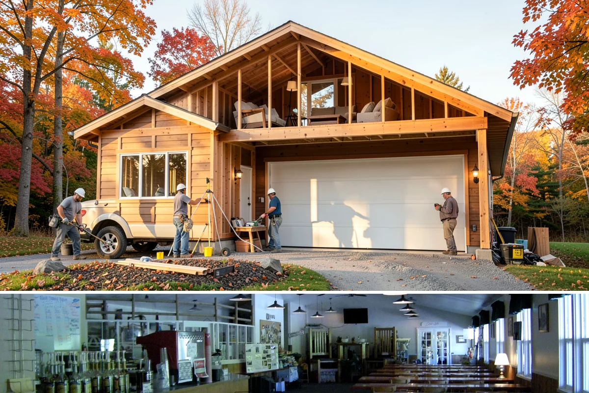 Multi-Family Construction in Black Diamond, King County, WA - We stage the larger foundation and framing phases for summer so the structure is dried-in before the heavy rains arrive.