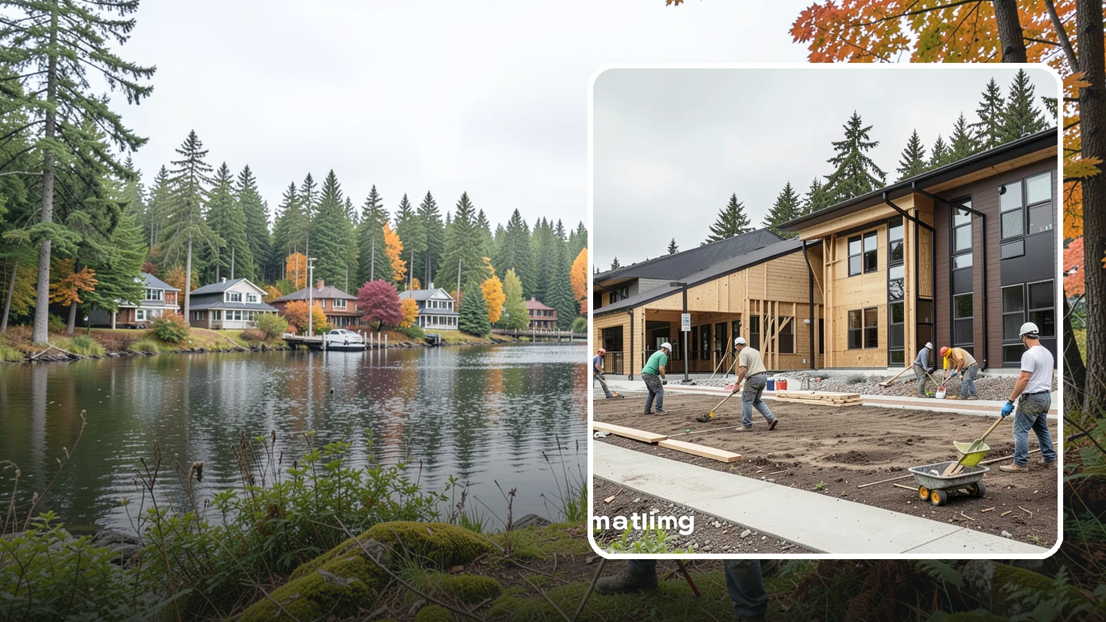Multi-Family Construction in La Conner, Skagit County, WA - Ground-up apartment, condo, and multi-unit residential buildings across the Puget Sound region.