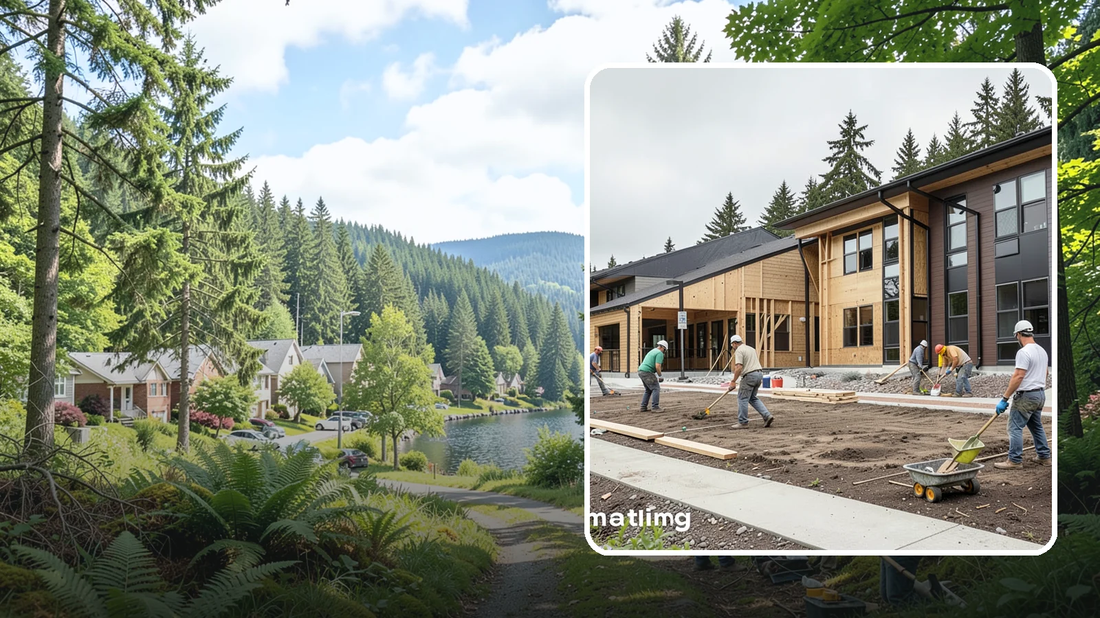 Multi-Family Construction in Lake Forest Park, King County, WA - Ground-up apartment, condo, and multi-unit residential buildings across the Puget Sound region.