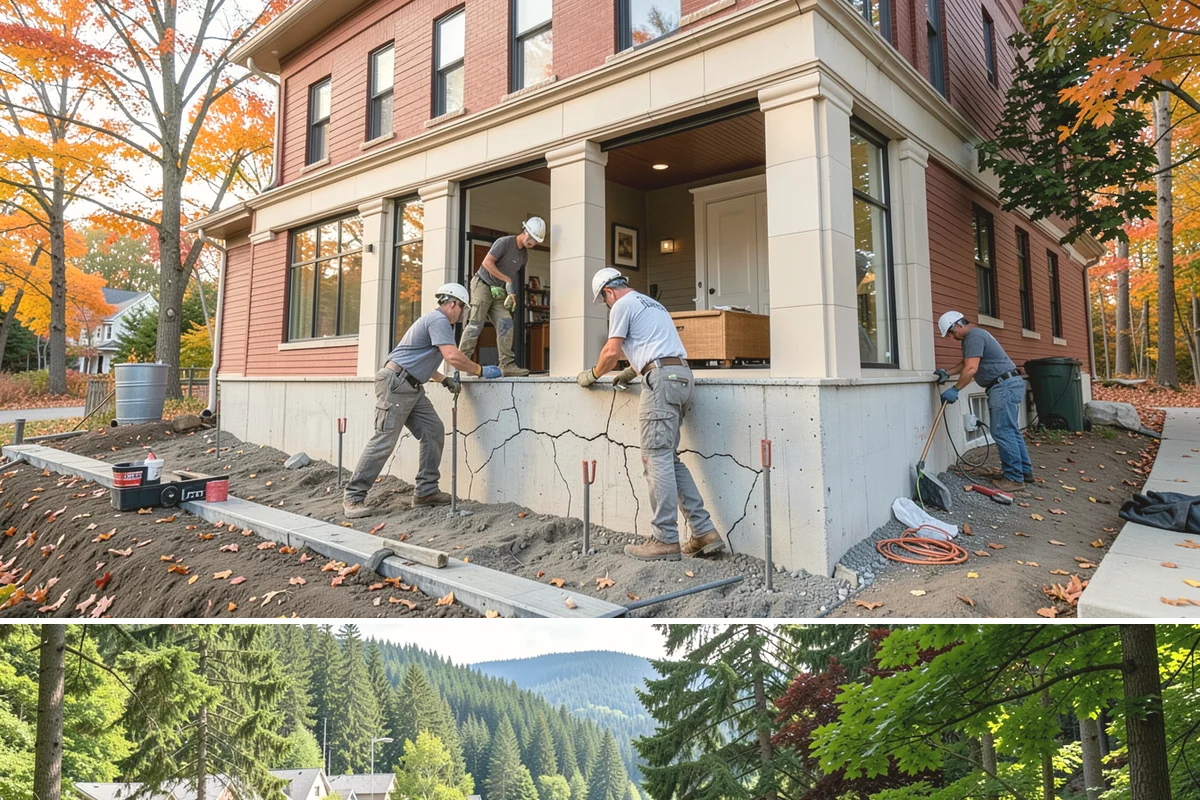 Multi-Family Construction in Lake Forest Park, King County, WA - We stage the larger foundation and framing phases for summer so the structure is dried-in before the heavy rains arrive.