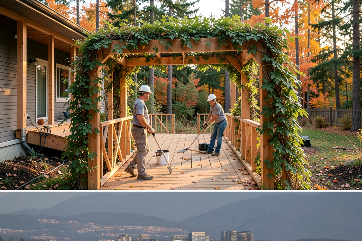Multi-Family Construction in Medina, King County, WA - We stage the larger foundation and framing phases for summer so the structure is dried-in before the heavy rains arrive.