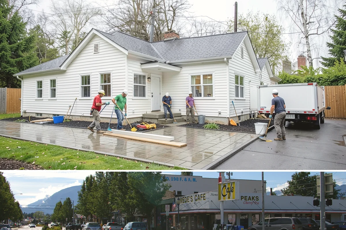 Multi-Family Construction in North Bend, King County, WA - We stage the larger foundation and framing phases for summer so the structure is dried-in before the heavy rains arrive.