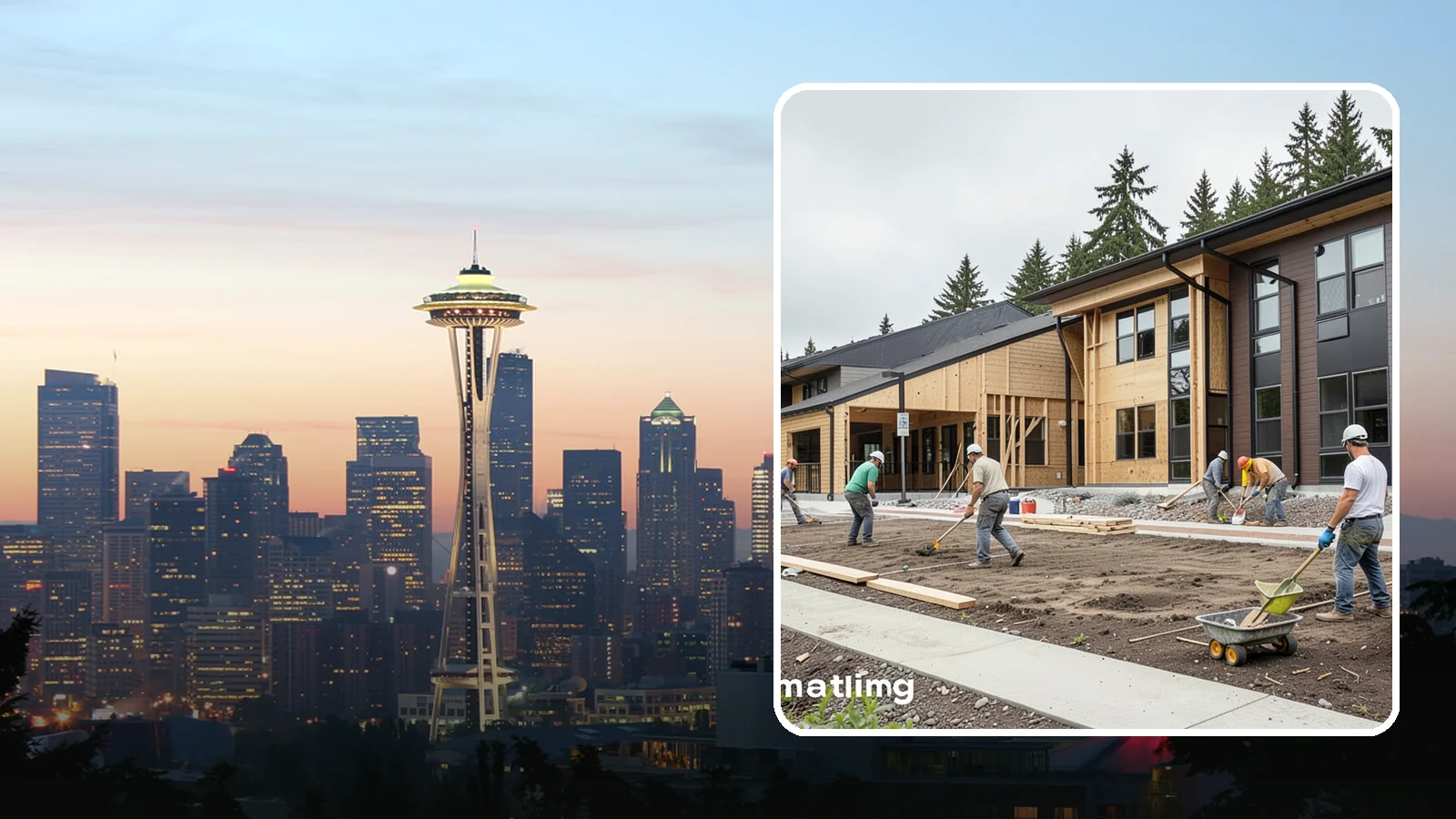 Multi-Family Construction in Seattle, King County, WA - Ground-up apartment, condo, and multi-unit residential buildings across the Puget Sound region.