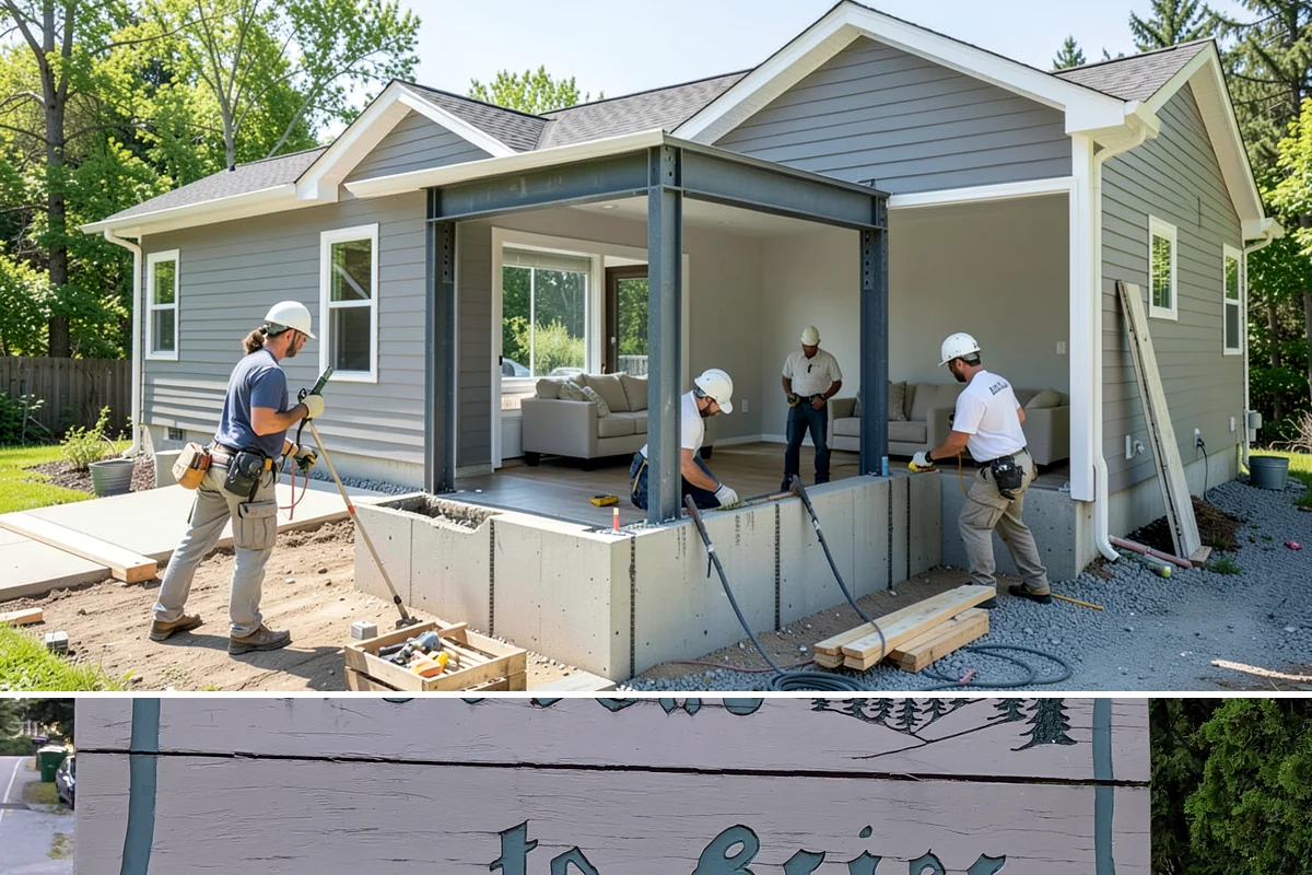 Multi-Level Deck Construction in Brier, Snohomish County, WA - Summer's drier ground makes excavation and footing work on slopes far more manageable, so we prioritize hillside builds then.