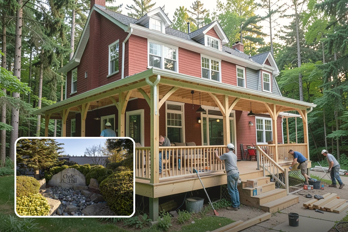 Multi-Level Deck Construction in Clyde Hill, King County, WA - Turns steep or uneven yards into usable space