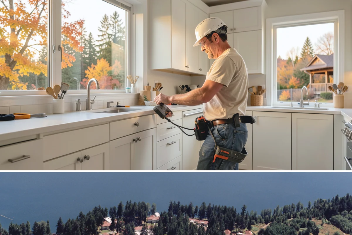 Multi-Level Deck Construction in Lakewood, Pierce County, WA - Summer's drier ground makes excavation and footing work on slopes far more manageable, so we prioritize hillside builds then.
