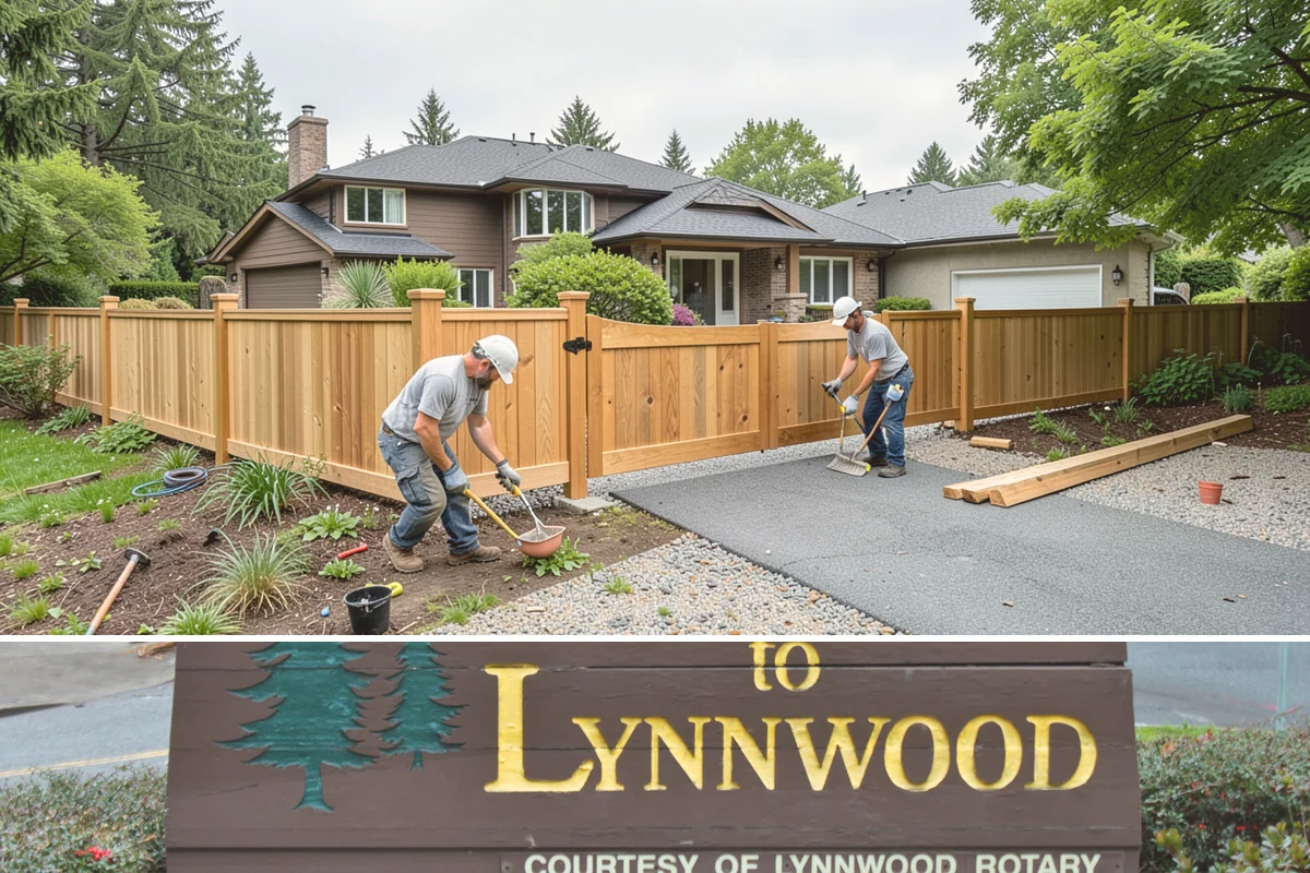 Multi-Level Deck Construction in Lynnwood, Snohomish County, WA - Summer's drier ground makes excavation and footing work on slopes far more manageable, so we prioritize hillside builds then.