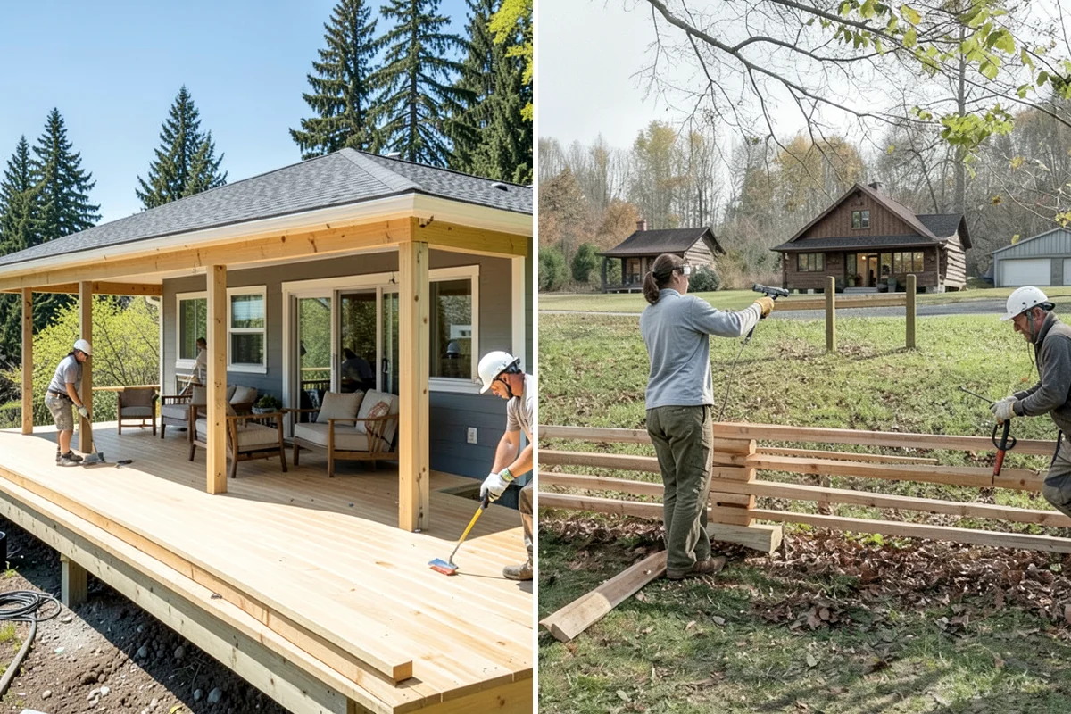 Multi-Level Deck Construction in Maple Valley, King County, WA - Survey your slope, grade, and drainage patterns