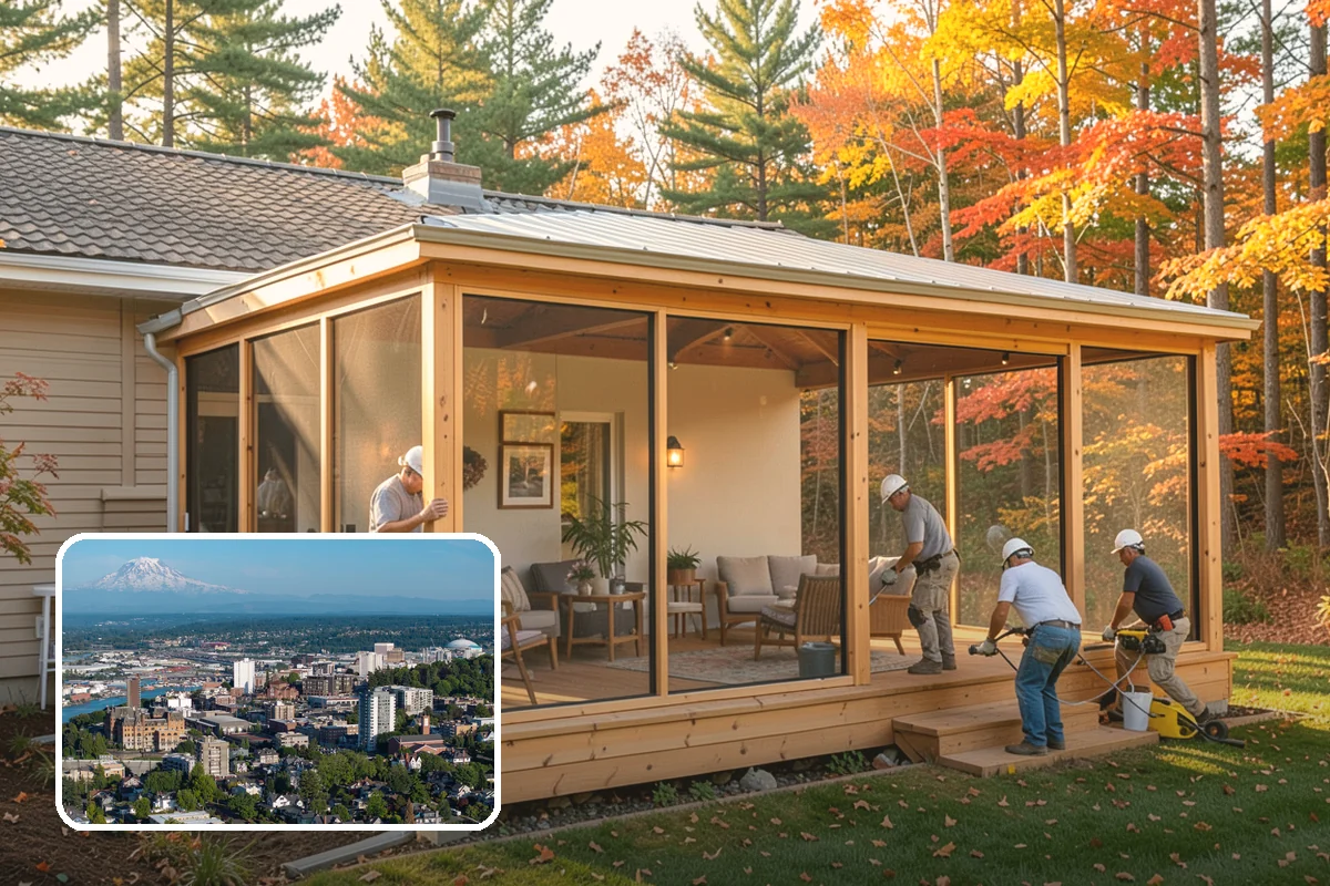 Multi-Level Deck Construction in Tacoma, Pierce County, WA - Turns steep or uneven yards into usable space