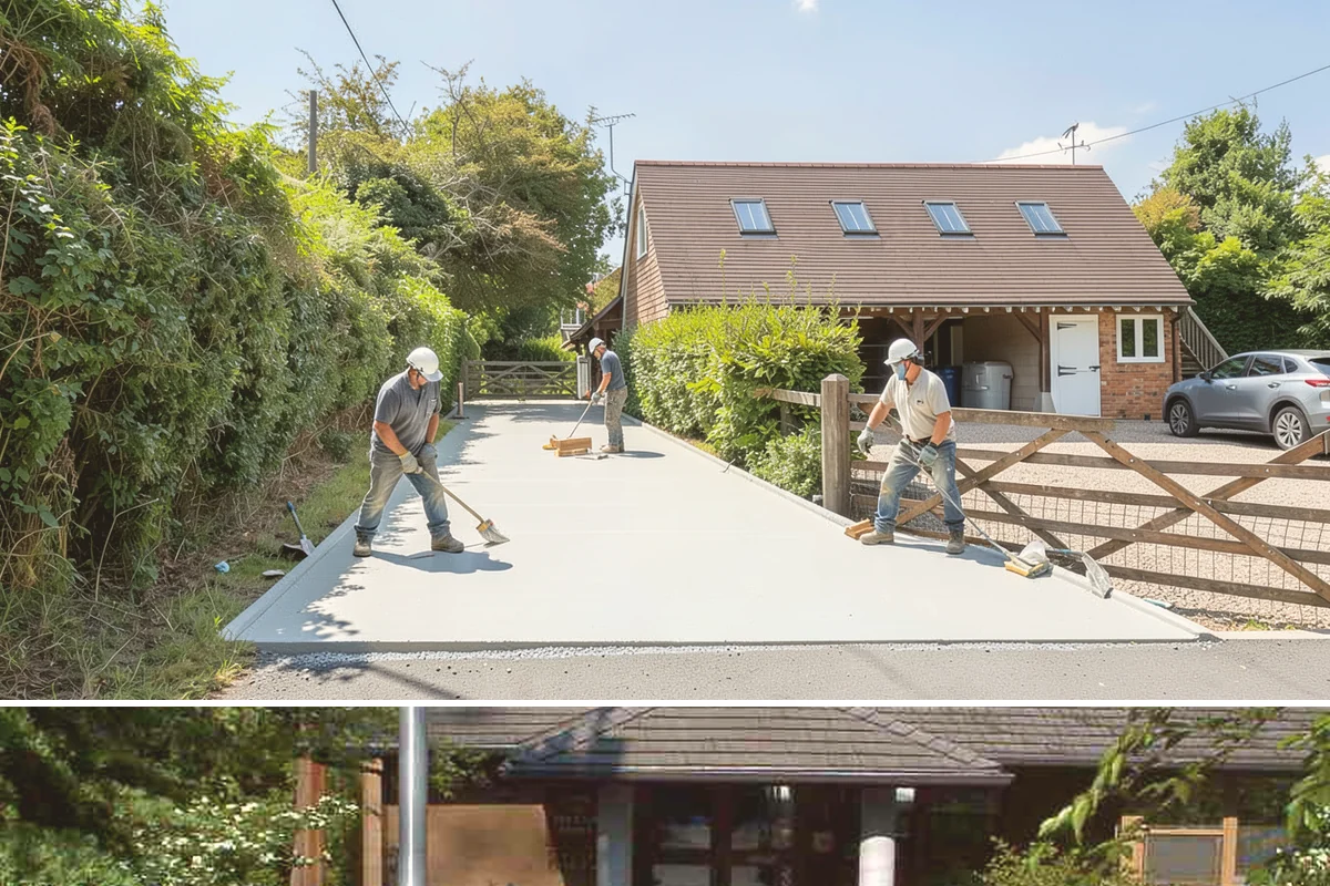 Multi-Level Deck Construction in Yarrow Point, King County, WA - Summer's drier ground makes excavation and footing work on slopes far more manageable, so we prioritize hillside builds then.