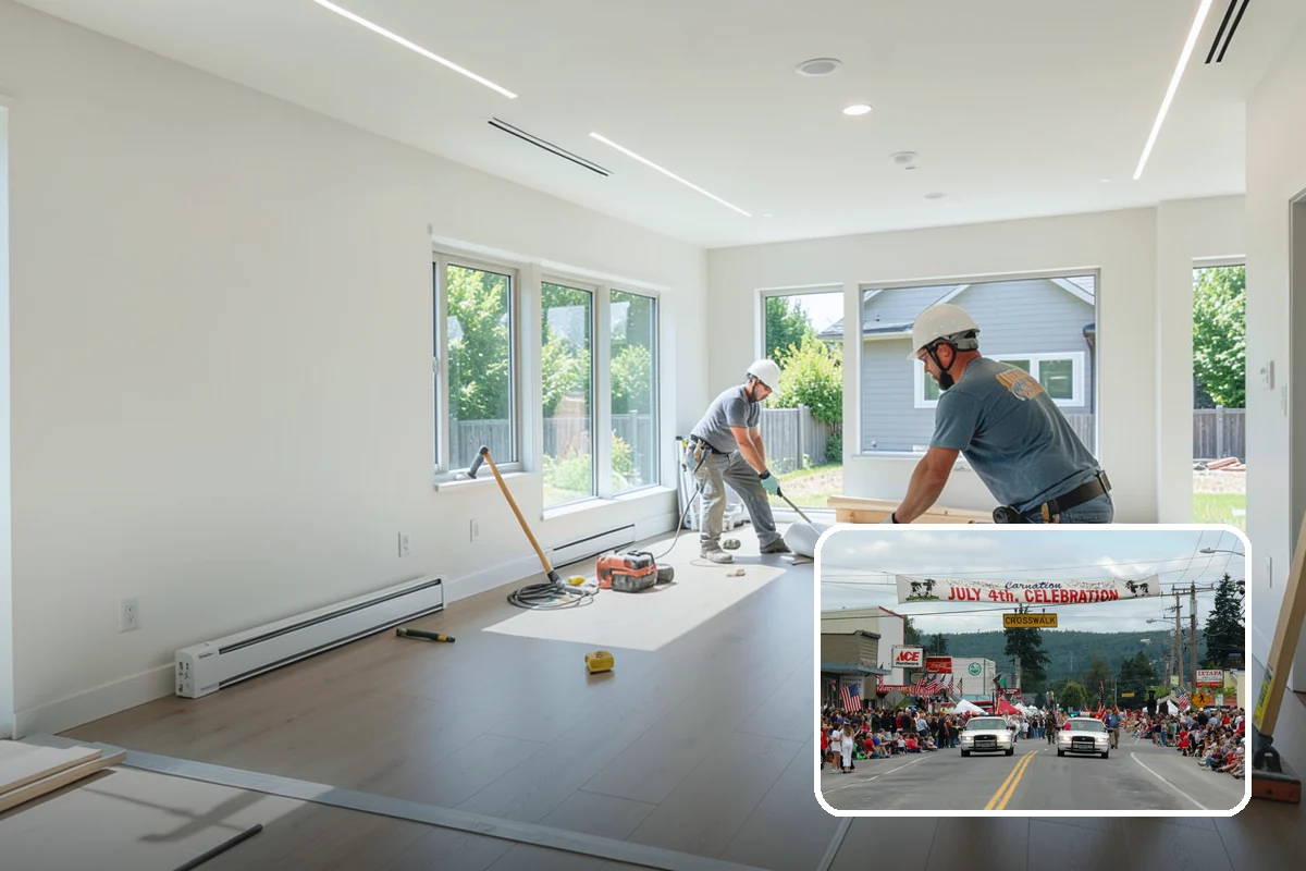 Multi-Room Remodel in Carnation, King County, WA - A cohesive look across multiple rooms