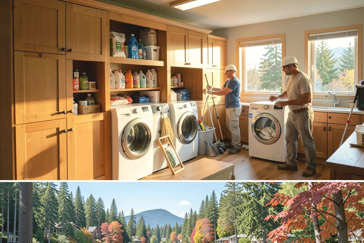 Multi-Room Remodel in Covington, King County, WA - Multi-room interior projects are well suited to fall and winter when keeping the work indoors makes the most of the rainy season.