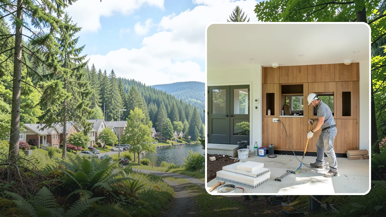 Multi-Room Remodel in Lake Forest Park, King County, WA - Coordinated multi-room remodel that updates several spaces in your Western Washington home under one efficient project.