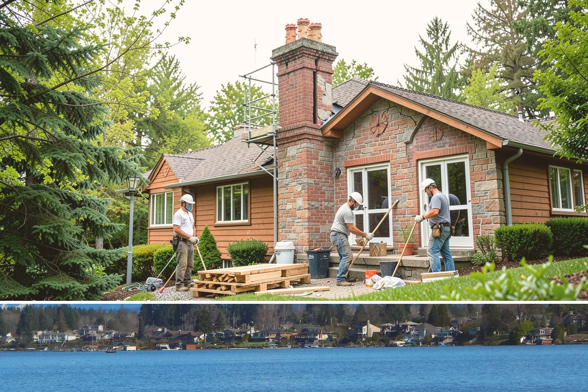 Multi-Room Remodel in Lake Stevens, Snohomish County, WA - Multi-room interior projects are well suited to fall and winter when keeping the work indoors makes the most of the rainy season.